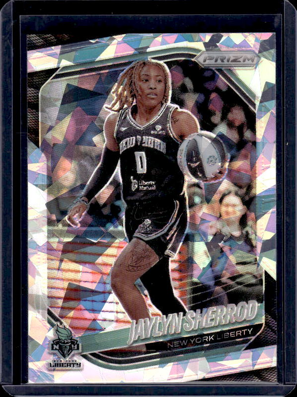 2025 Panini Prizm WNBA #93 Jaylyn Sherrod Ice Prizm
