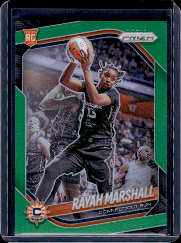 2025 Panini Prizm WNBA #47 Rayah Marshall Green Prizm