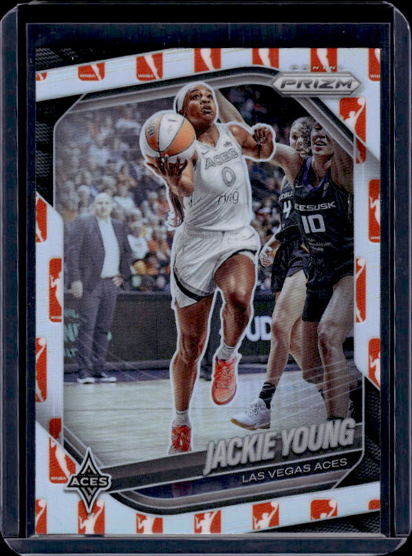 2025 Panini Prizm WNBA #23 Jackie Young WNBA Logo Prizm