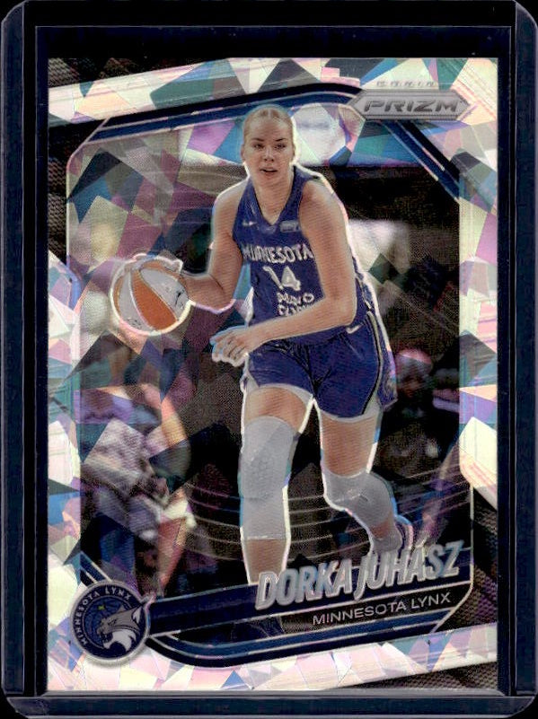 2025 Panini Prizm WNBA #109 Dorka Juhasz Ice Prizm