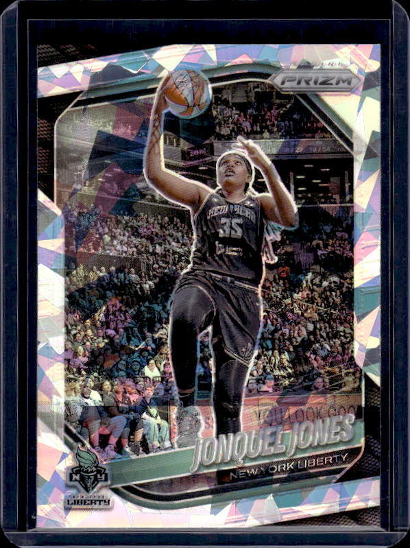 2025 Panini Prizm WNBA #52 Jonquel Jones Ice Prizm