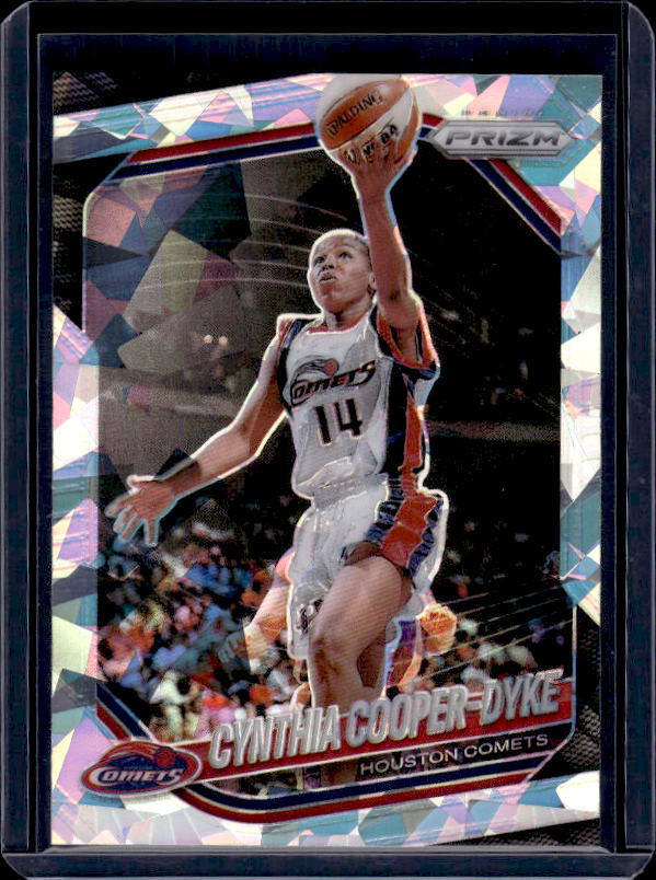 2025 Panini Prizm WNBA #71 Cynthia Cooper-Dyke Ice Prizm