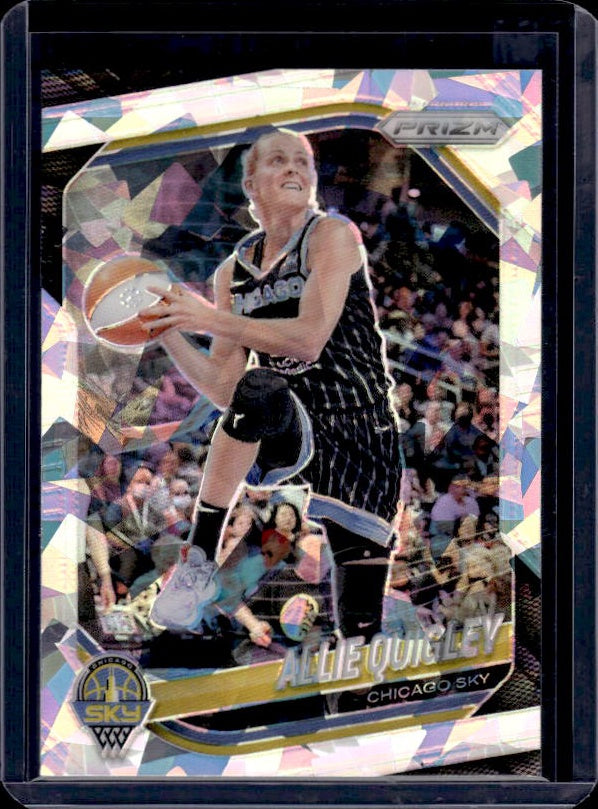 2025 Panini Prizm WNBA #80 Allie Quigley Ice Prizm