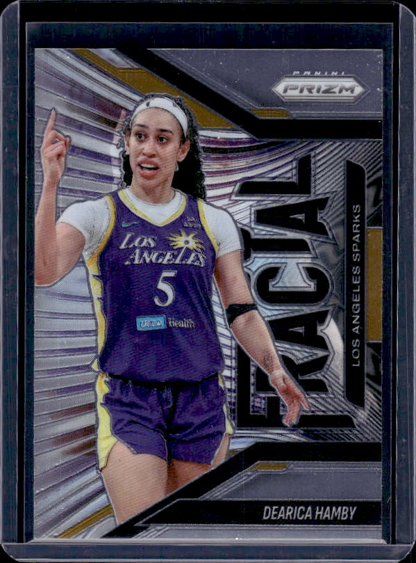 2025 Panini Prizm WNBA #7 Dearica Hamby Fractal