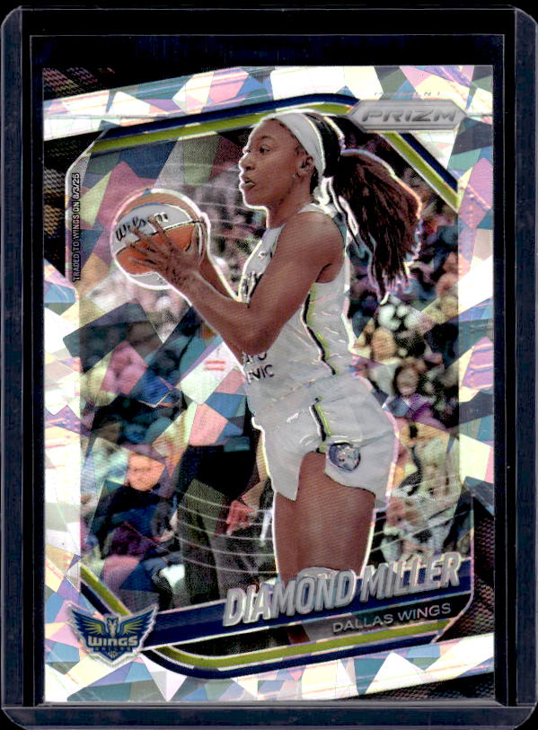 2025 Panini Prizm WNBA #27 Diamond Miller Ice Prizm