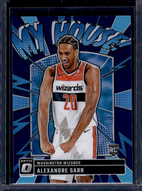 2024-25 Donruss Optic #9 Alexandre Sarr My House Purple