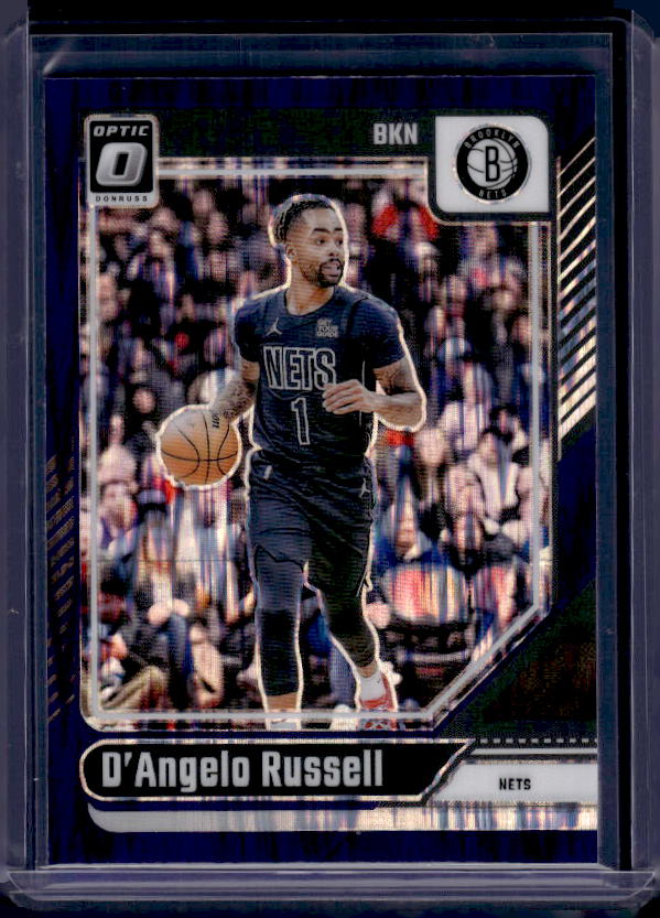 2024-25 Donruss Optic #123 D'Angelo Russell Purple Shock