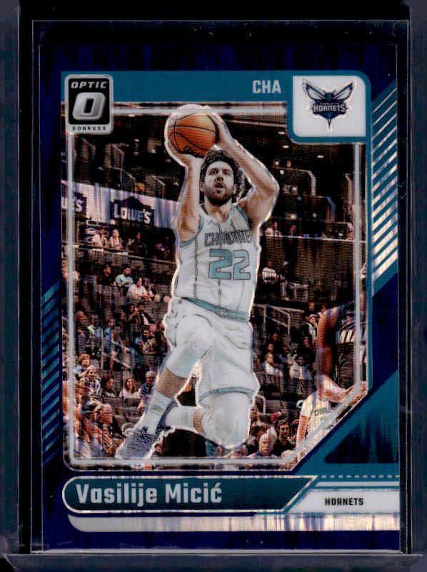 2024-25 Donruss Optic #55 Vasilije Micic Purple Shock