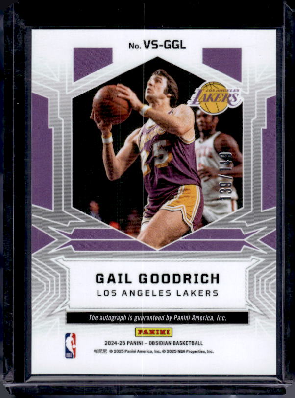 2024-25 Panini Obsidian #VS-GGL Gail Goodrich Volcanic Signatures #/149
