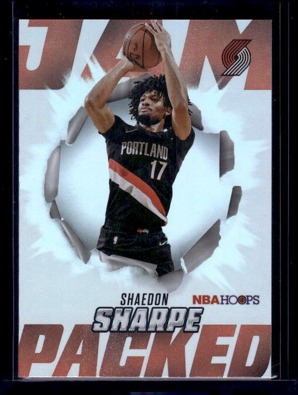2025-26 Hoops #JP-9 Shaedon Sharpe Jam Packed