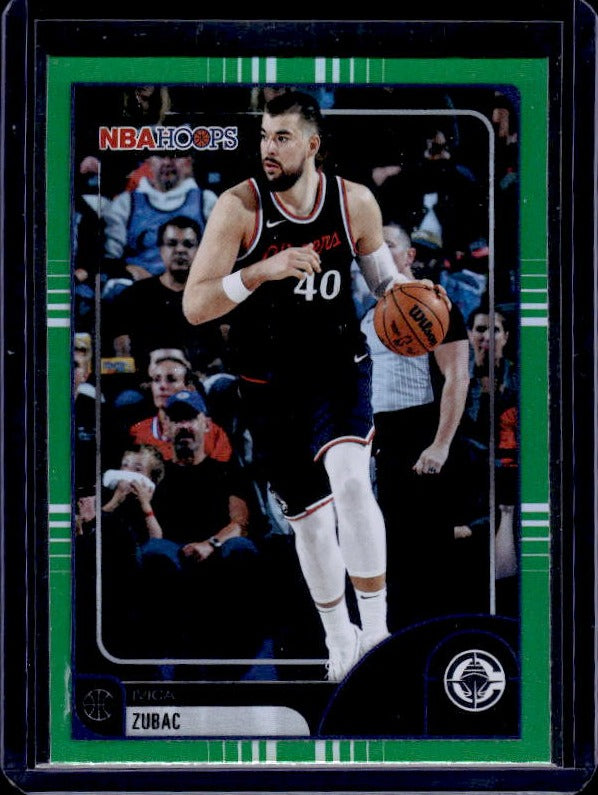 2025-26 Hoops #31 Ivica Zubac Green Hoops