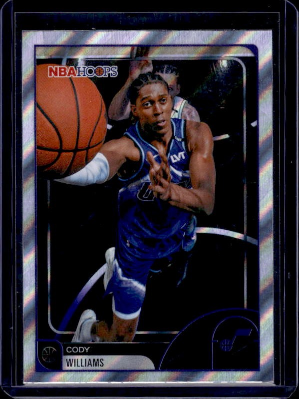 2025-26 Hoops #121 Cody Williams Rainbow