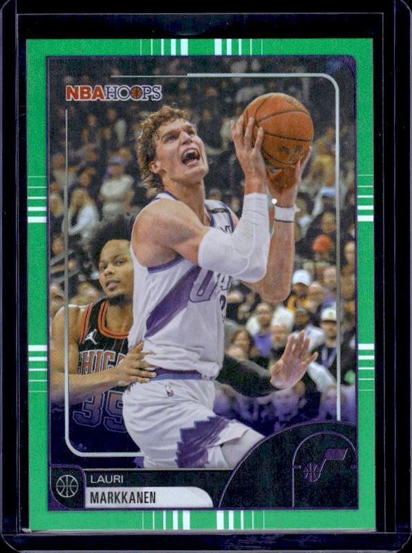 2025-26 Hoops #119 Lauri Markkanen Green Hoops