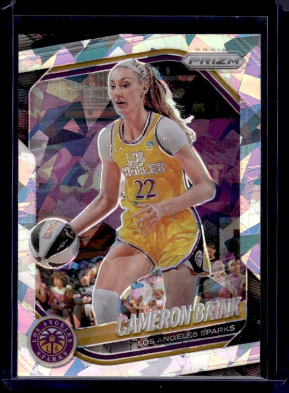 2025 Panini Prizm WNBA #87 Cameron Brink Ice Prizm