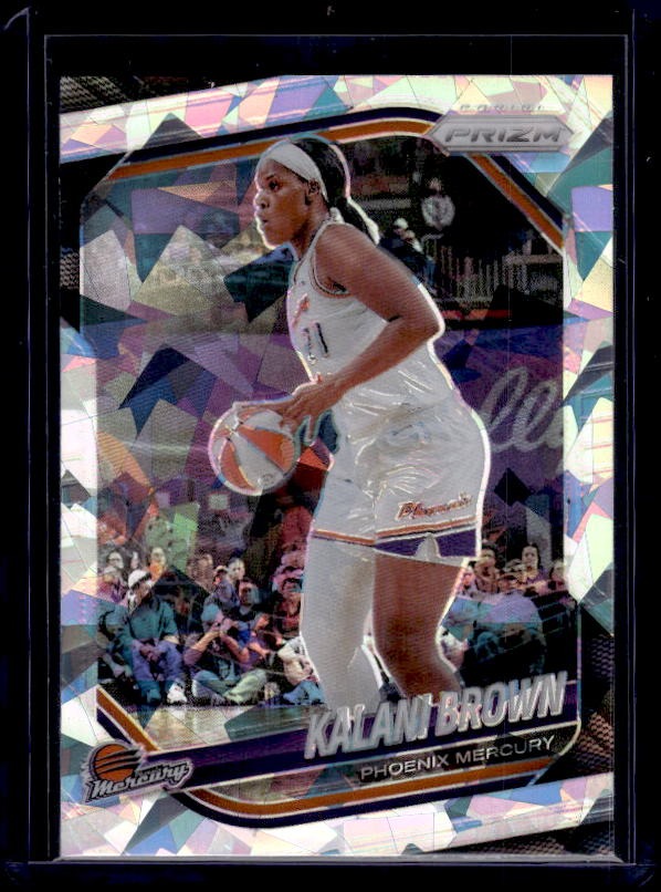 2025 Panini Prizm WNBA #55 Kalani Brown Ice Prizm