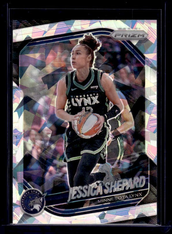 2025 Panini Prizm WNBA #137 Jessica Shepard Ice Prizm