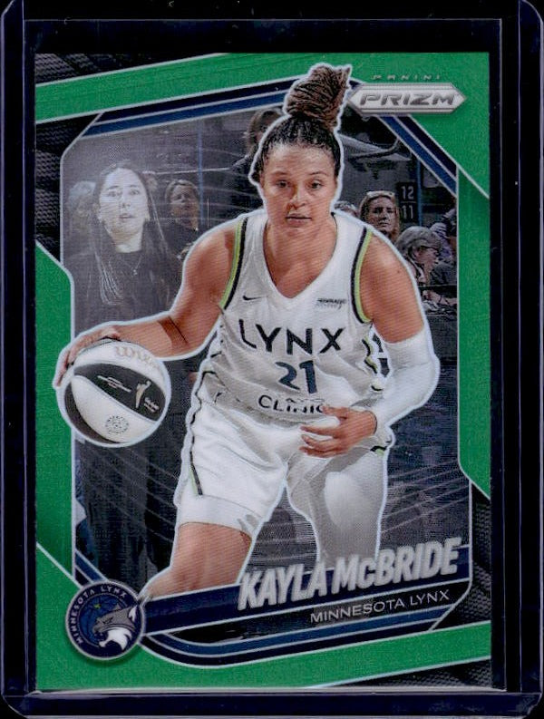 2025 Panini Prizm WNBA #45 Kayla McBride Green Prizm
