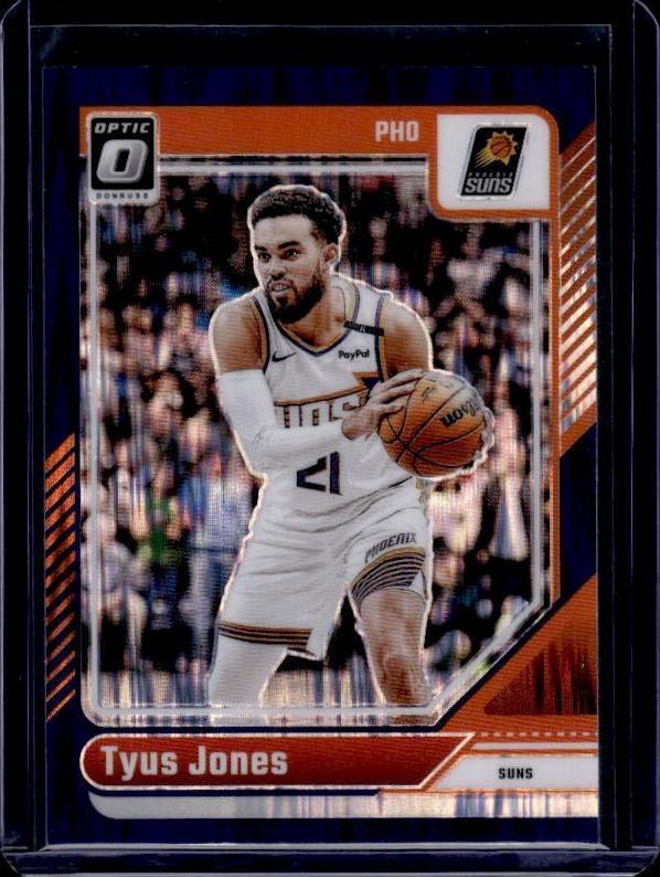 2024-25 Donruss Optic #82 Tyus Jones Purple Shock