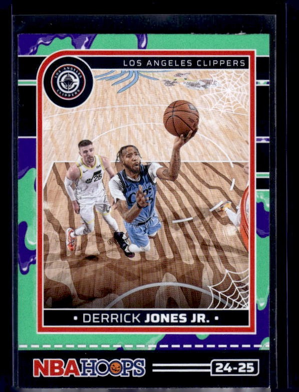 2024-25 Hoops Haunted Hoops #223 Derrick Jones Jr. Slime