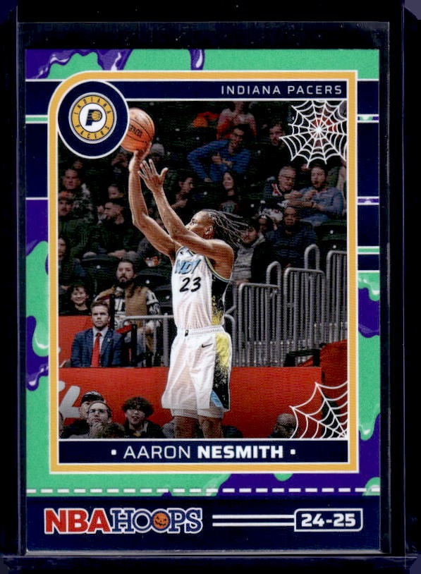 2024-25 Hoops Haunted Hoops #104 Aaron Nesmith Slime