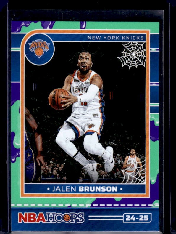 2024-25 Hoops Haunted Hoops #74 Jalen Brunson Slime