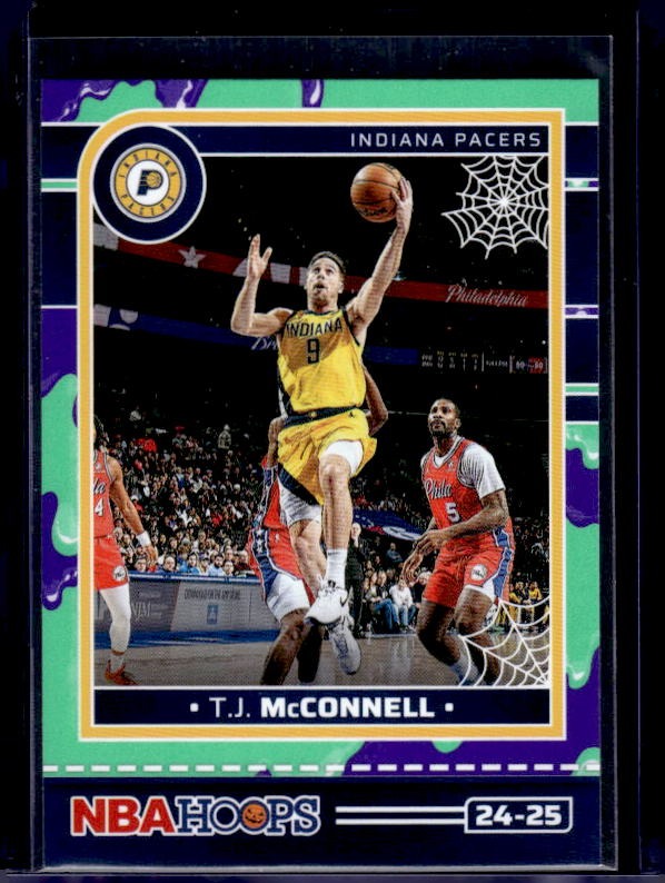 2024-25 Hoops Haunted Hoops #64 T.J. McConnell Slime