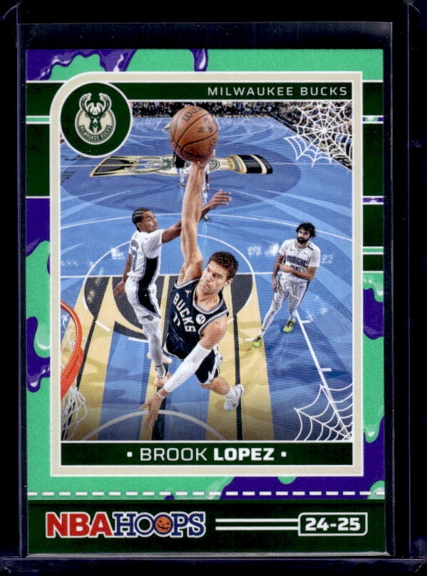 2024-25 Hoops Haunted Hoops #131 Brook Lopez Slime