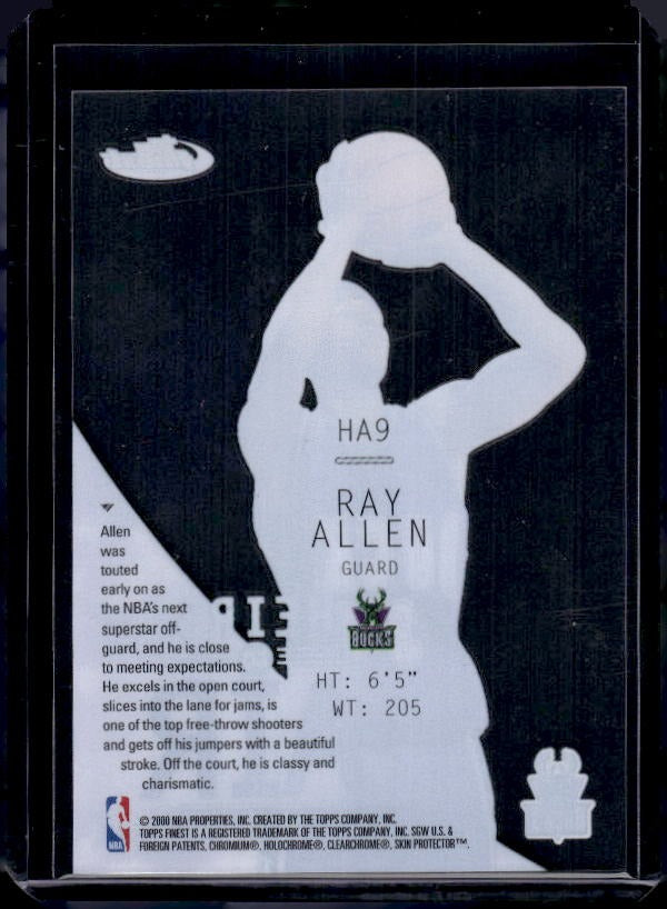 1999-00 Finest #HA9 Ray Allen Heirs to Air