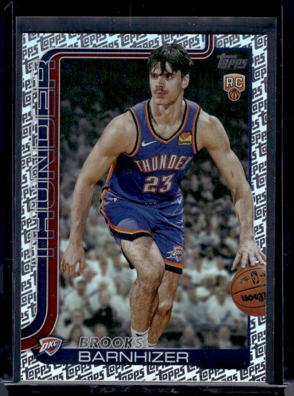 2025-26 Topps #245 Brooks Barnhizer Foil Pattern