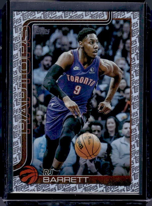 2025-26 Topps #33 RJ Barrett Foil Pattern