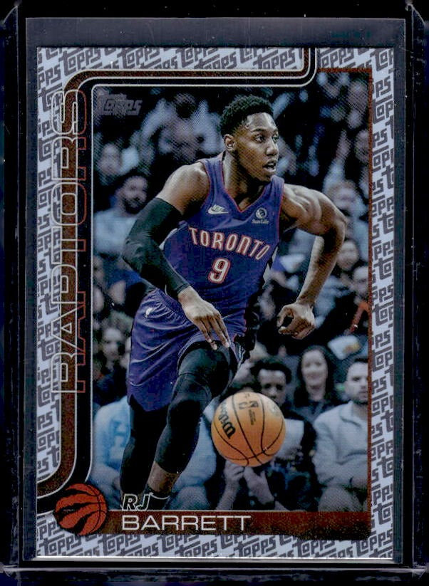 2025-26 Topps #33 RJ Barrett Foil Pattern