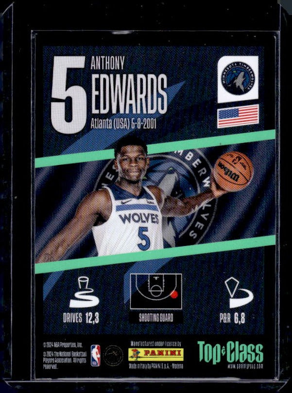 2023-24 Panini NBA Top Class #157 Anthony Edwards