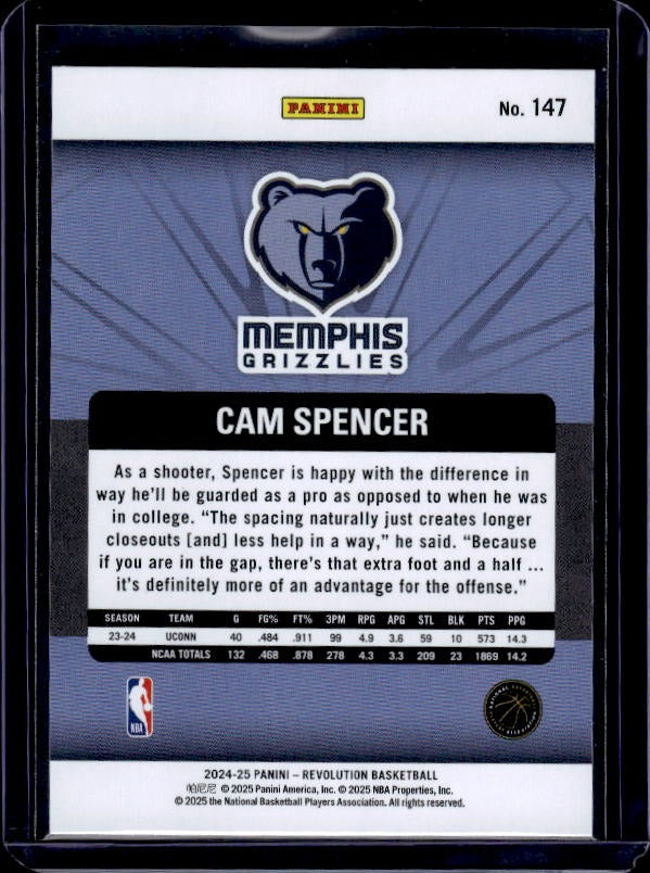 2024-25 Panini Revolution #147 Cam Spencer