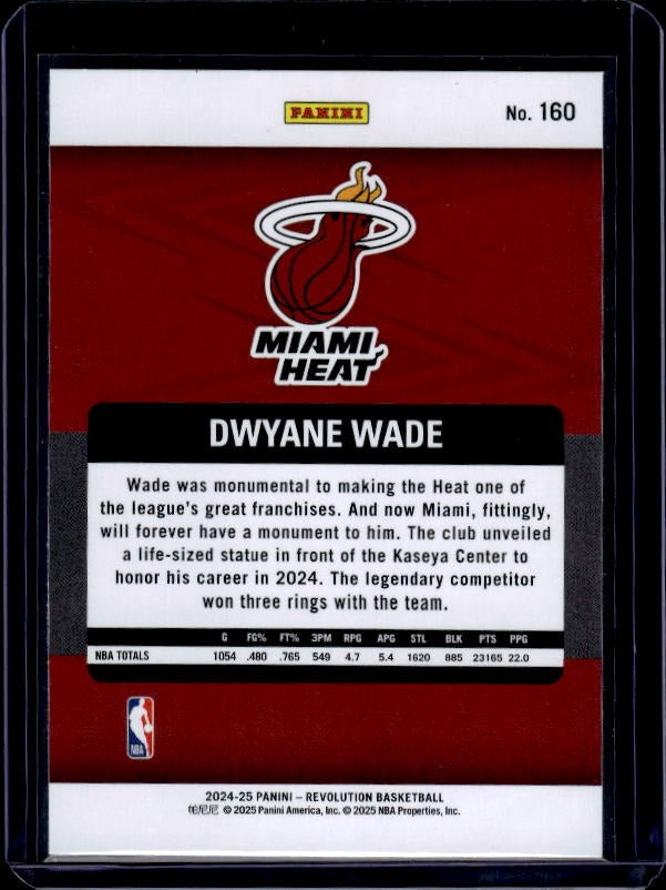 2024-25 Panini Revolution #160 Dwyane Wade