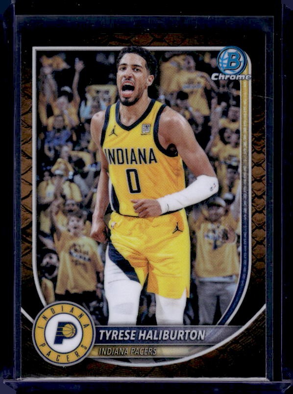 2025-26 Bowman #BCV-77 Tyrese Haliburton Chrome Reptilian Refractor