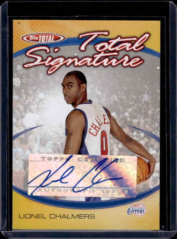 2004-05 Topps Total #TS-LC Lionel Chalmers Total Signature