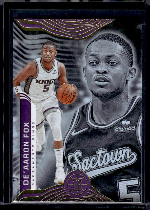 2021-22 Panini Illusions #89 De'Aaron Fox