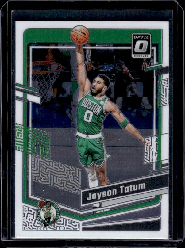 2023-24 Donruss Optic #140 Jayson Tatum